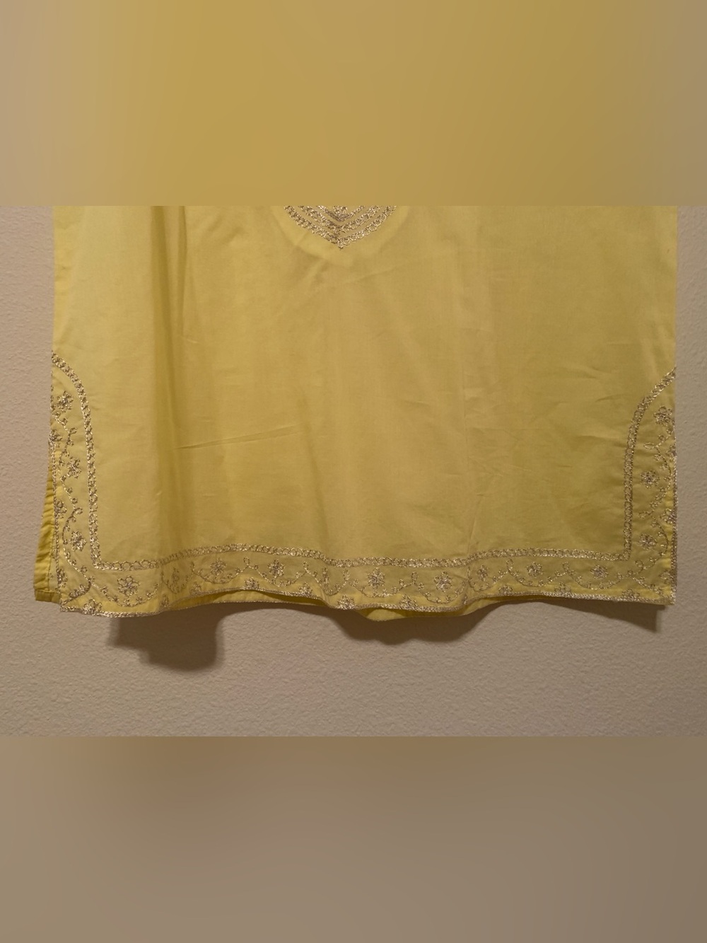 Yellow Hindu-Themed Top - Picture 7 of 14